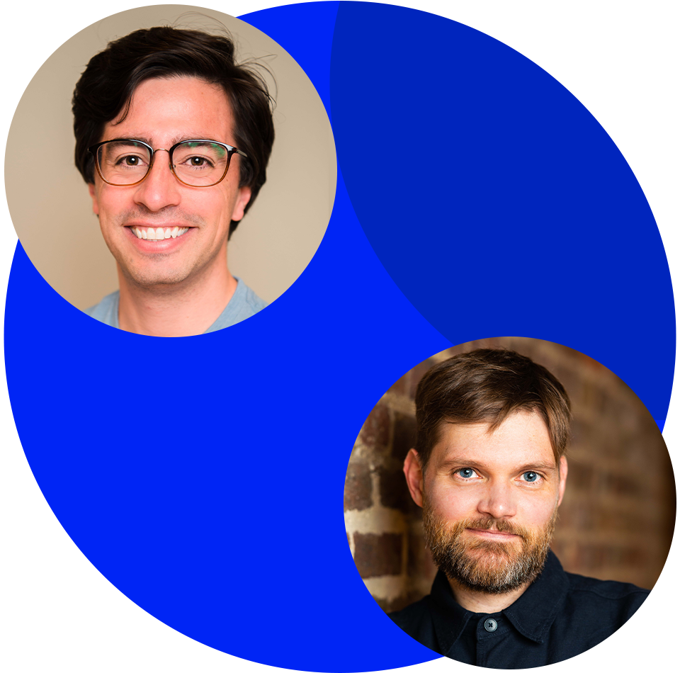 Co-Founders Kyle DuPont, CEO and Alistair Jones, CTO